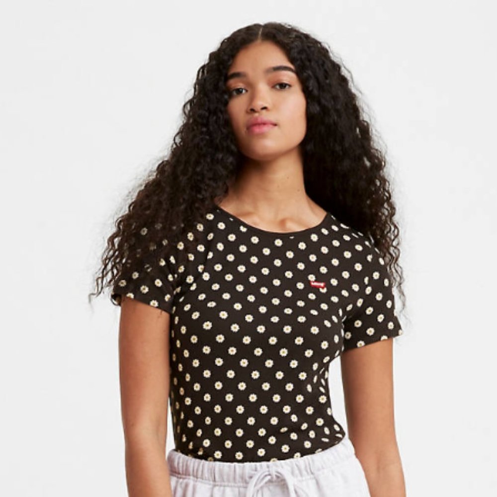 Levi's Black Daisy Shirt